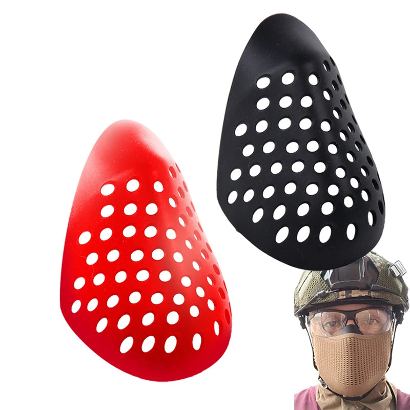 3D Half Face Silicone Mask for Outdoor Sports & Cosplay - Protective Cover