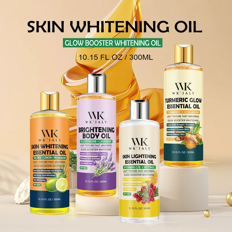 Whitening Body Oil for All Skin Types - Moisturizing and Nourishing Treatment