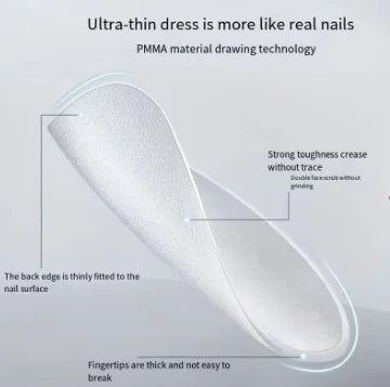 Short Almond Nail Tips - Matte Gel Nail Stickers, Pre-Shaped Full Coverage