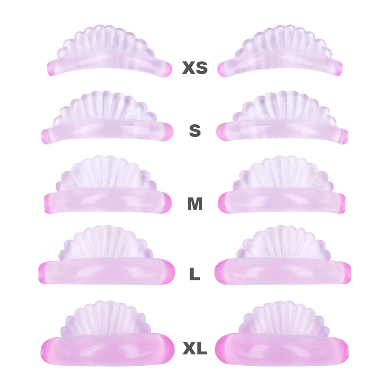 Eyelash Perming Curler Lift Pads Set - 3D Lash Perm Rods Silicone Makeup Tool