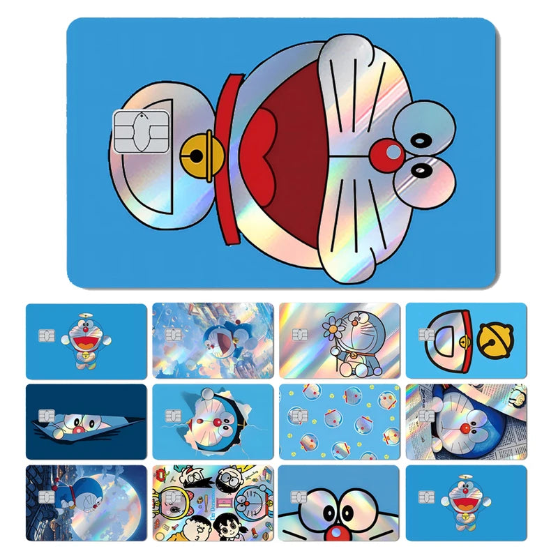 Holographic Cartoon Card Sticker Film Skin for Debit Credit Bank Cards
