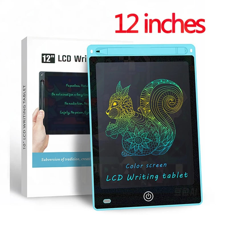 Educational LCD Drawing Tablet for Kids 8.5/10/12 Inch Art & Learning Toy