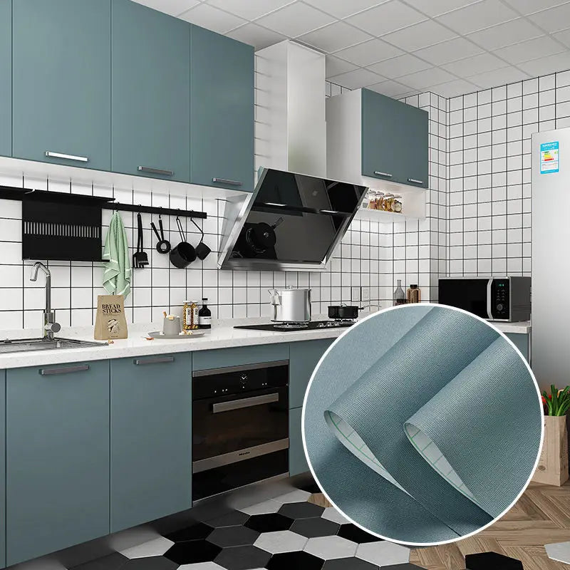 Self-Adhesive PVC Wallpaper for Furniture & Wall Renovation Waterproof Peel & Stick Vinyl