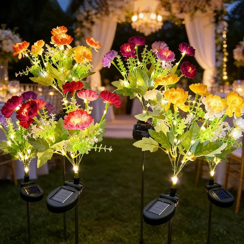 Outdoor Solar Butterfly Garden Lights - Pathway Lawn Yard Decor, Wedding & Christmas LED Lamps