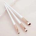 3 Pcs Eyeliner & Eyebrow Makeup Brush Set - Ultra-Thin, Precise Application