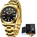 Women’s Waterproof Quartz Watch with Stainless Steel Band - Casual Sport Luminous Timepiece