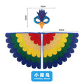 Kids Bird Wings & Mask Costume Set for Stage Play Halloween Cosplay