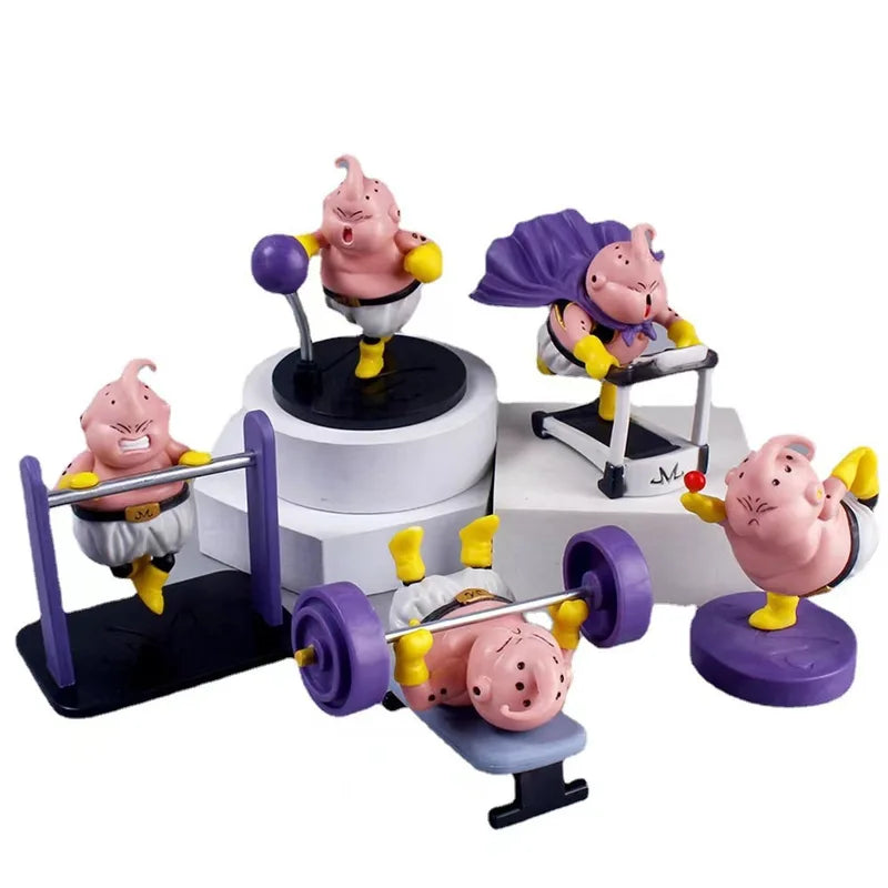 Dragon Ball Z Buu Action Figure Set - PVC Collectible Toy Figures, 5 Pieces