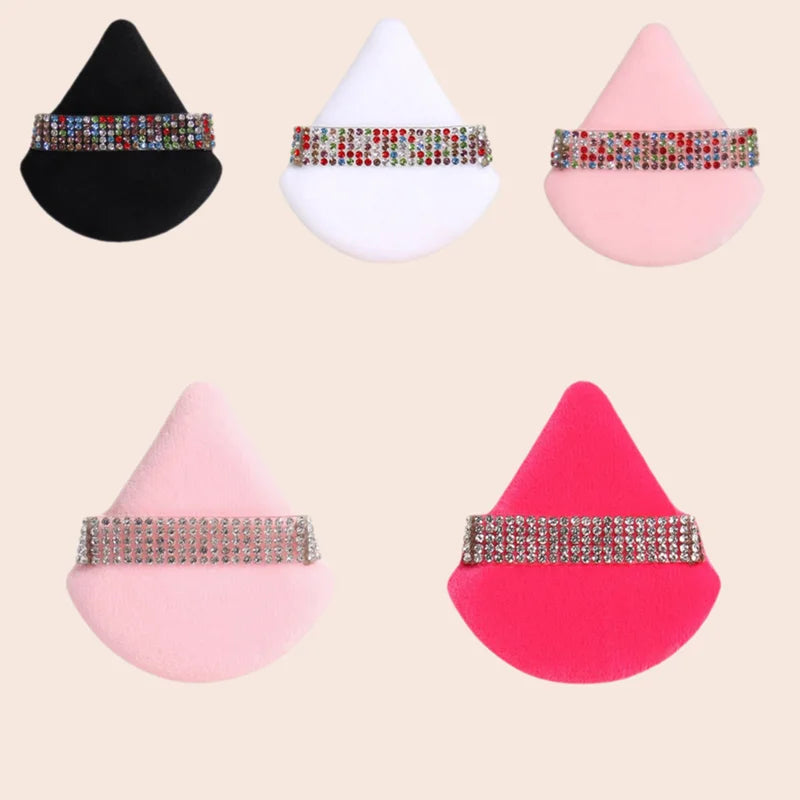 Triangle Powder Puff Sponge for Face Makeup - Velvet Soft & Fluffy