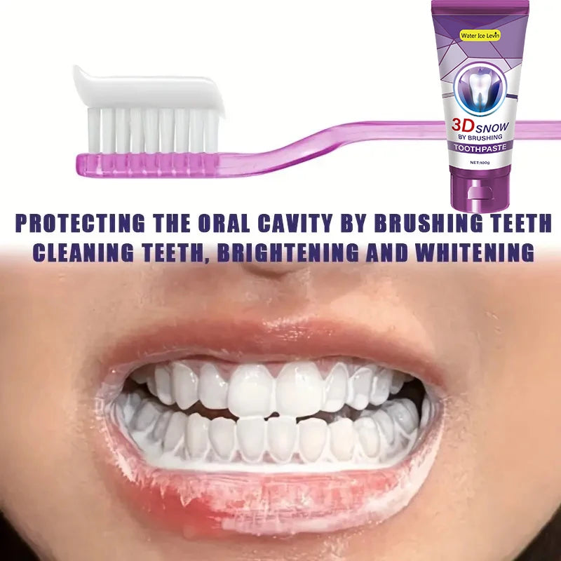 Purple Whitening Toothpaste - Deep Cleaning, Fresh Breath & Gentle Gum Care