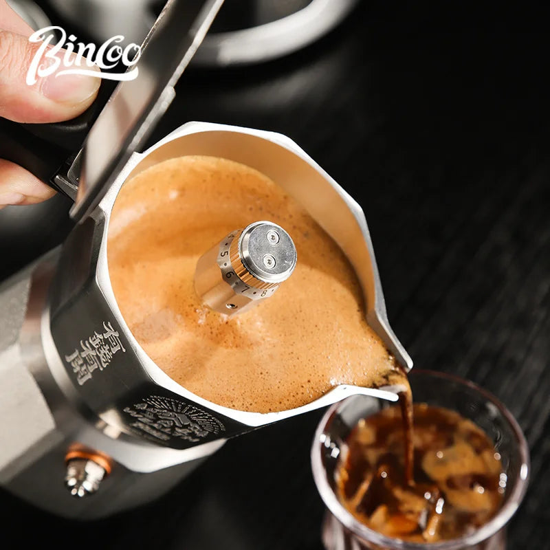 Bincoo 3-Valve Moka Pot Pressure Relief Valve - External Pressure Control