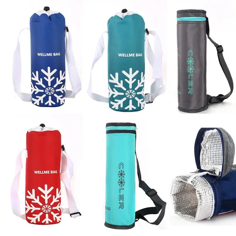 Insulated Waterproof Bottle Cooler Bag with Thermal Protection for Outdoor Travel