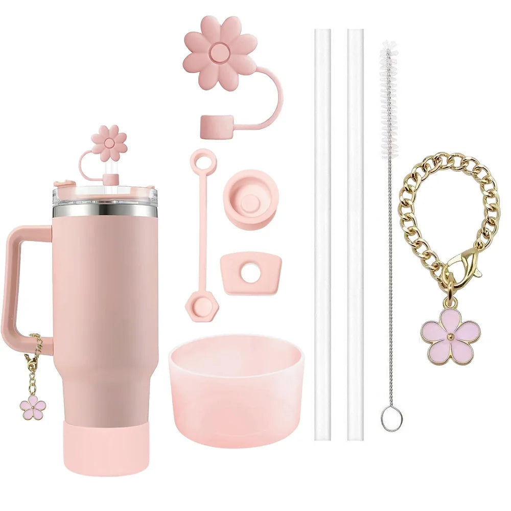 Silicone Cup Accessories Set for Stanley & Similar Tumblers - 9 Pieces