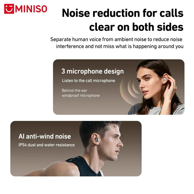 Wireless Bluetooth Earbuds In-Ear Headphones IPX5 Waterproof with Touch Control