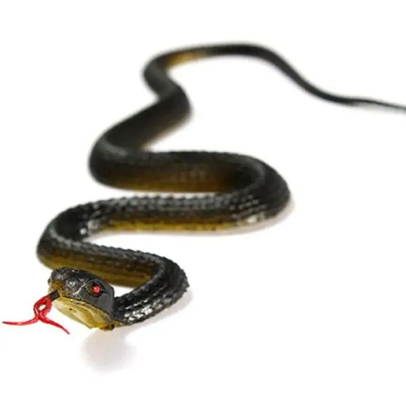 Fake Snake Prank Toy Rubber Anaconda Halloween Party Trick Accessory 22cm