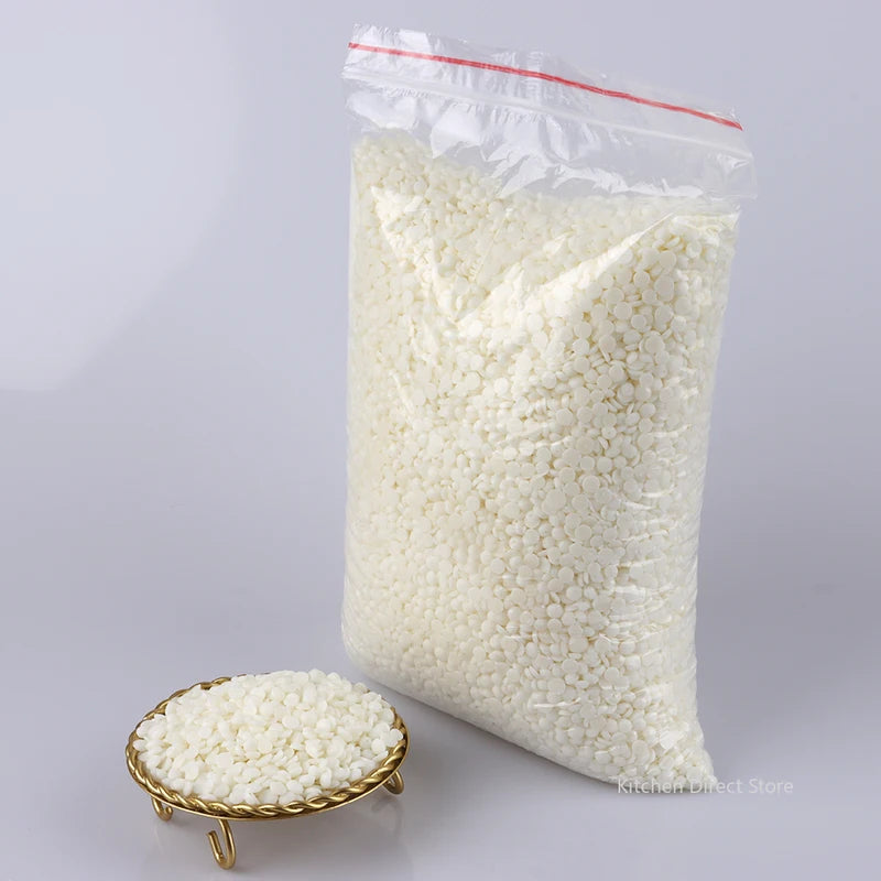 Natural Soy Wax for Candle Making - 500g or 1Kg, Unscented, Eco-Friendly Raw Material