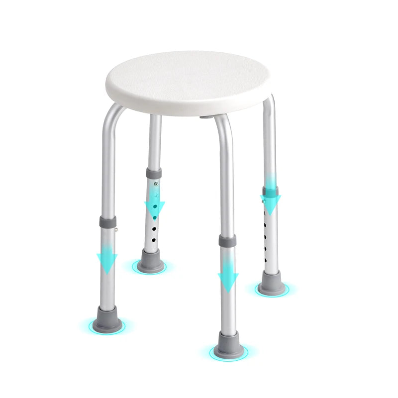 Adjustable Shower Chair for Inside Shower Non-Slip Bathtub Seat Elderly Disabled
