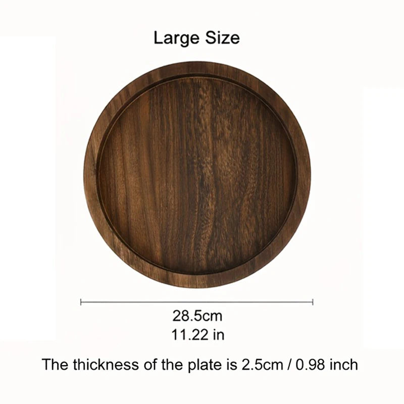 Rustic Wooden Serving Tray for Candles Vases & Centerpieces - Home Decor