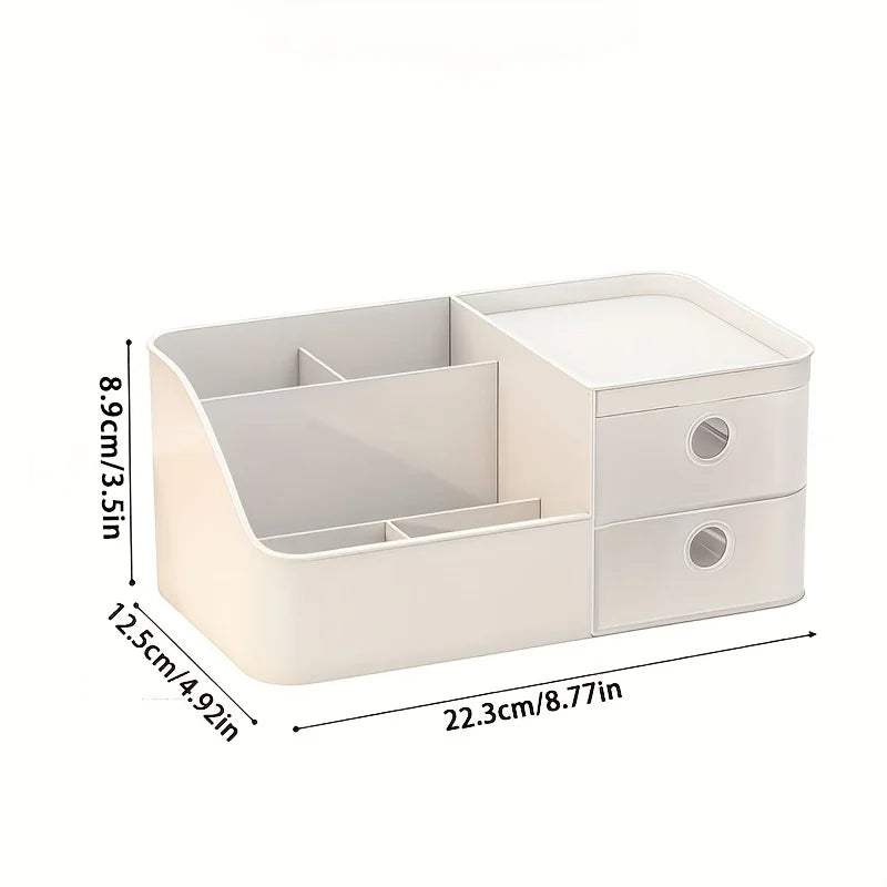 Large Capacity Desktop Storage Box Pen Holder for Tidy Workspace