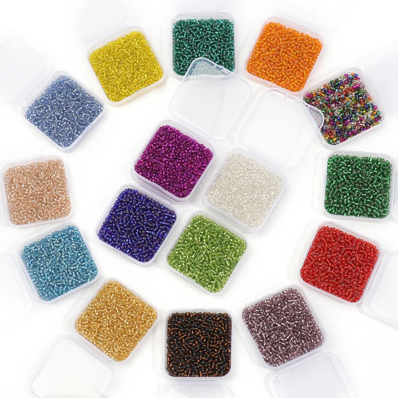 Multicolor 3mm Czech Glass Beads - 1000pcs DIY Jewelry Making Supplies