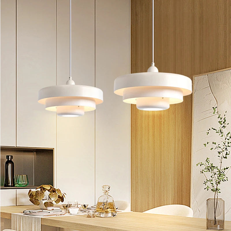 Retro Medieval Pendant Lamp - Green, White, Burgundy, Black Variants - Dining & Restaurant Lighting