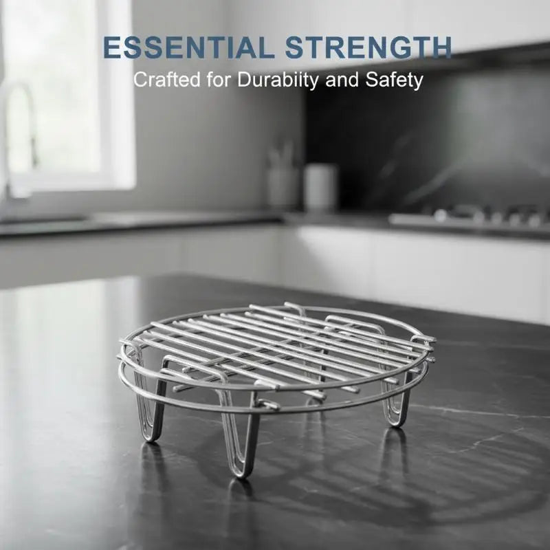 Stainless Steel Steaming Rack for Pots and Air Fryers - Kitchen Food Steamer