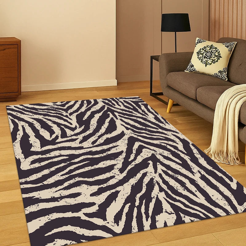 3D Animal Print Carpet Rug for Kid Playroom, Bedroom & Living Room, Non-slip Decor