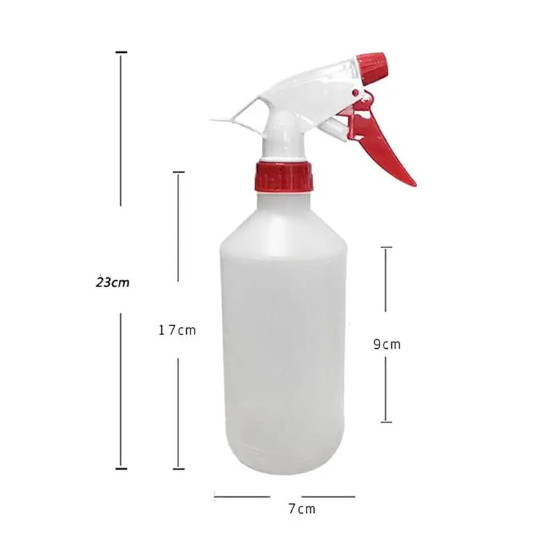 500ml Plastic Trigger Spray Bottles - 10 Pack Commercial Cleaning & Gardening Sprayers
