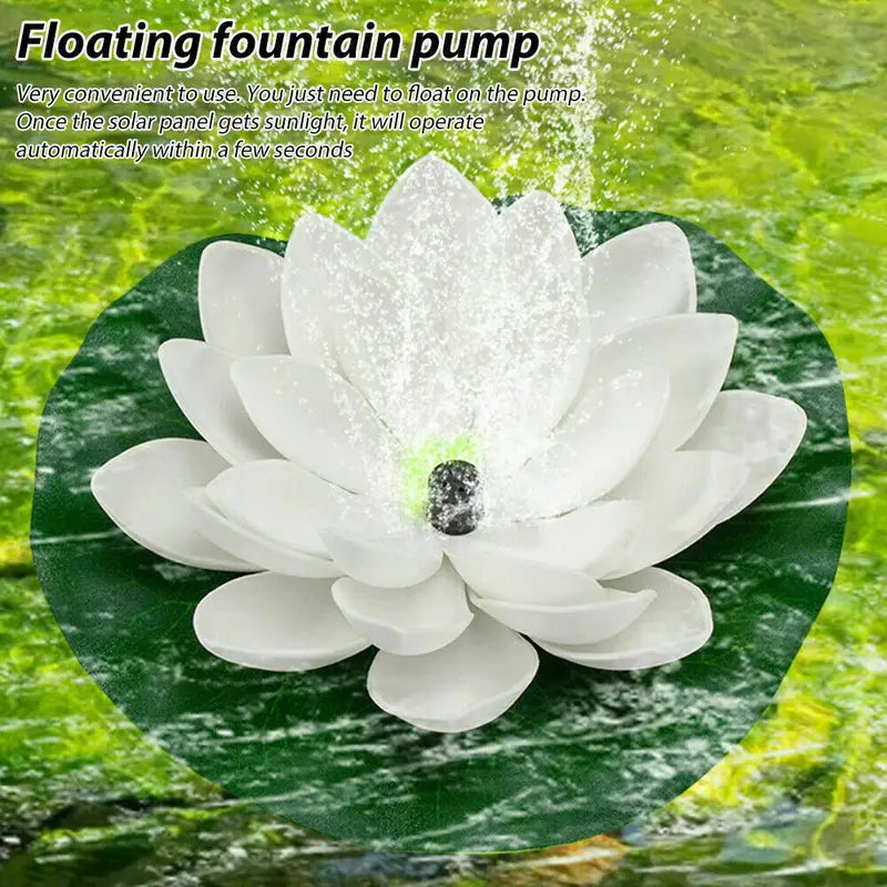 Solar Water Fountain Pump Kit for Garden Pond Patio Outdoor Decor