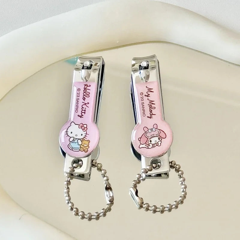 Kids Cartoon Nail Clippers Set for Children - Kuromi Cinnamoroll Hello Kitty