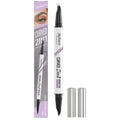 Waterproof Double Ended Eyebrow Pencil Set - 4 Colors, Smudge-Proof Eyeb Makeup Tool