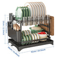 Stainless Steel Dish Rack - Hygienic Residue-Free Kitchen Organizer