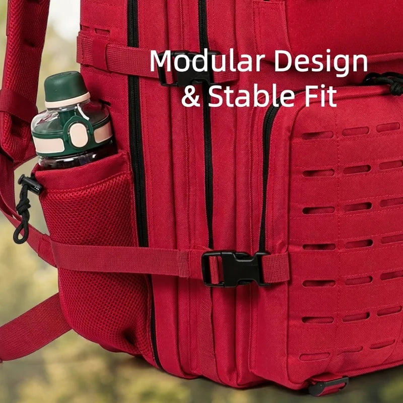 45L Tactical Backpack with MOLLE Webbing System for Outdoor Survival Camping Hiking