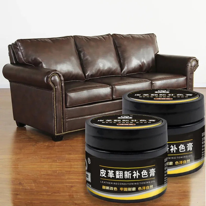 Leather Car Seat Repair Kit - Vinyl & Sofa Leather Coating & Scratch Fix