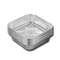 20CM Aluminum Foil Pan for Air Fryer Baking and Grilling - Oil-proof, Non-Stick, Square Food Container