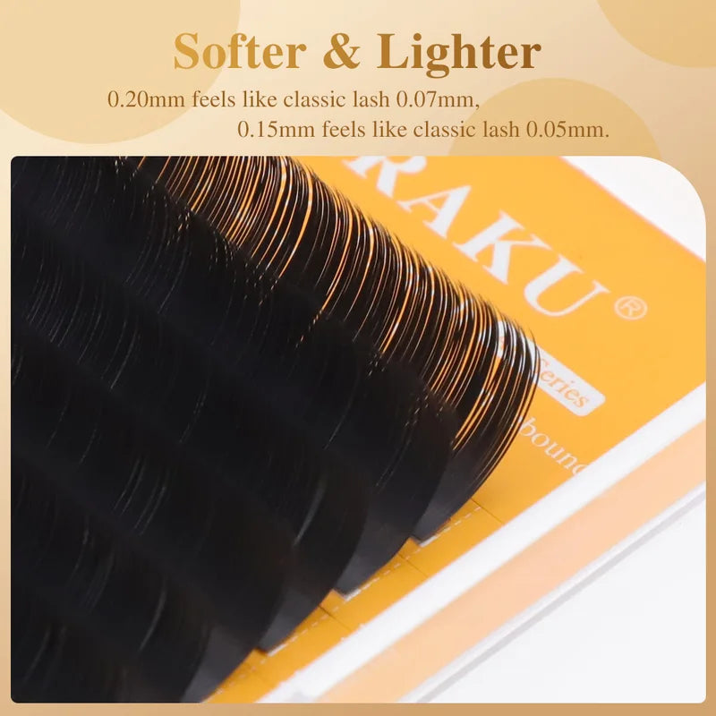 False Eyelash Set - Premium Matte Black Natural Light Density Multiple Lengths