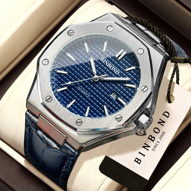 Men's Quartz Sports Watch Waterproof Luminous Auto Date Business Casual