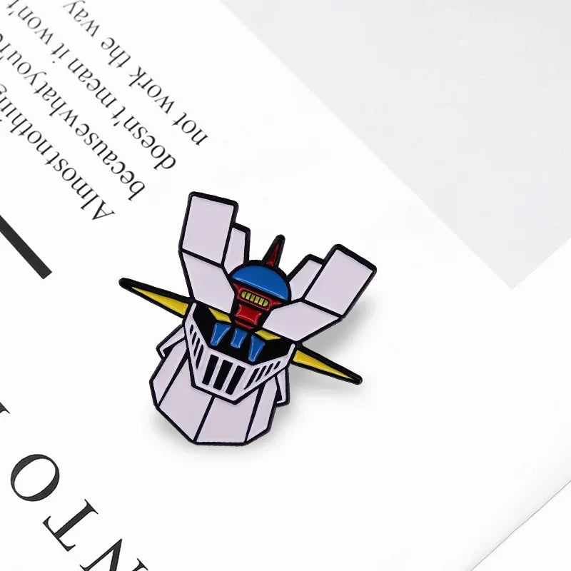 Anime Mazinger Z Enamel Pin Badge Jewelry Brooch Collector Gift