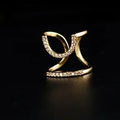 Adjustable Nail Ring for Women Girls - Gothic Metal Line Finger Protector Jewelry