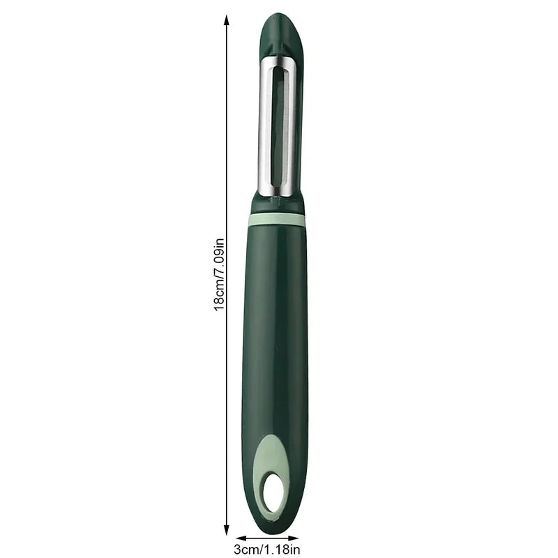 Kitchen Potato Peeler Fruits & Vegetables Planer with Stainless Steel Blade - Multiple Colors