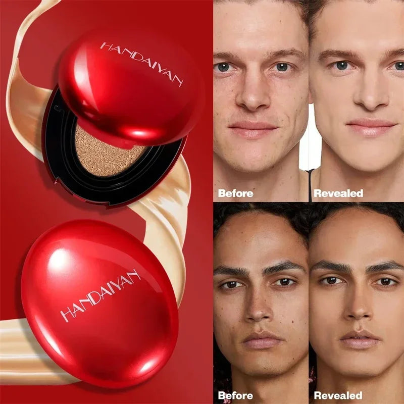 Air Cushion Foundation Moisturizing Long-Lasting Makeup SPF Concealer for Women