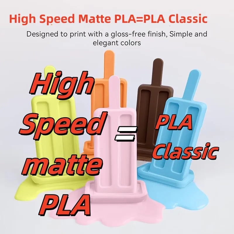 High-Quality 3D Printer Filament Set 1.75mm Matte PLA & PETG Multiple Colors