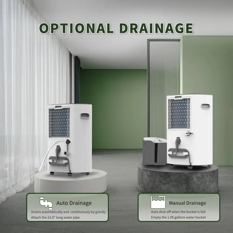 86 Pint Dehumidifier for Home & Basement with Drain Hose - 5000 Sq Ft