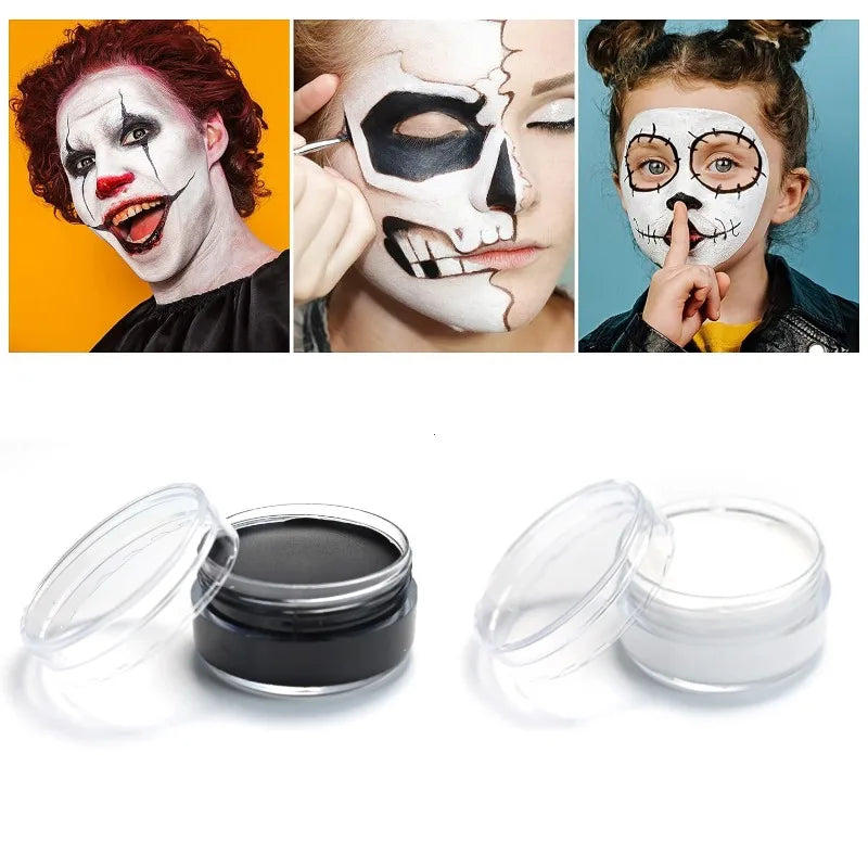 Professional 10g Face & Body Paint Kit for Halloween & Cosplay - Non-Toxic & Safe