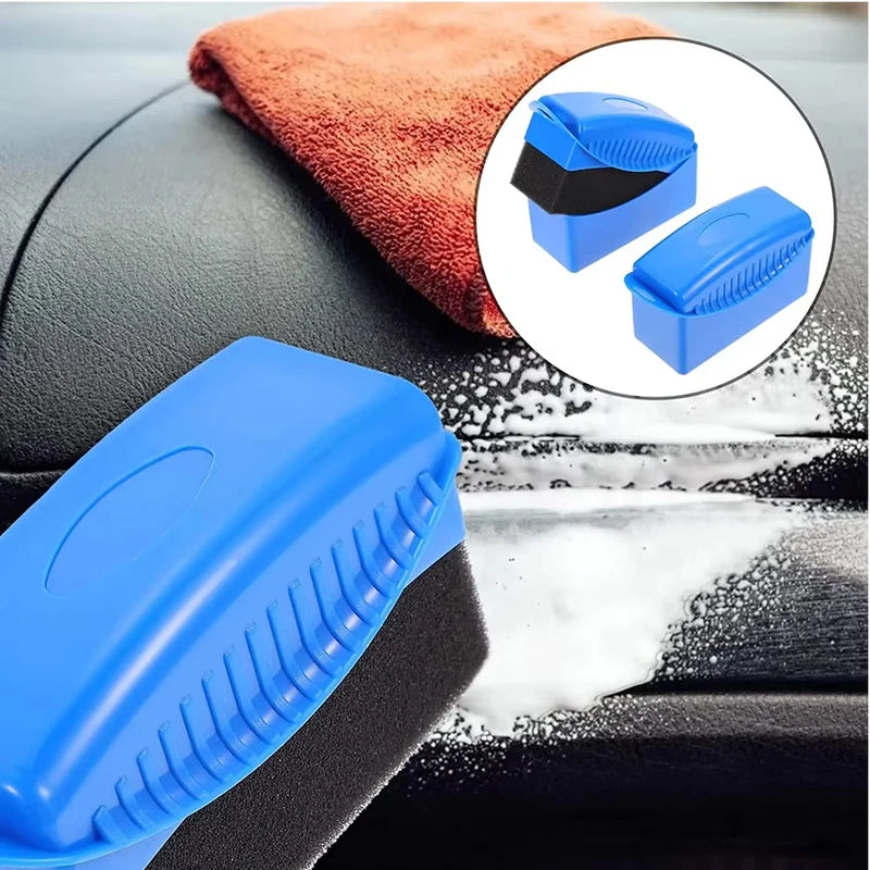 Car Wheel Sponge Brush with or without Lid - Tire Cleaning & Polishing Tool