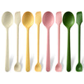 Silicone Small Spoon Set for Kitchen Utensils Heat Resistant Non-Stick Easy Clean