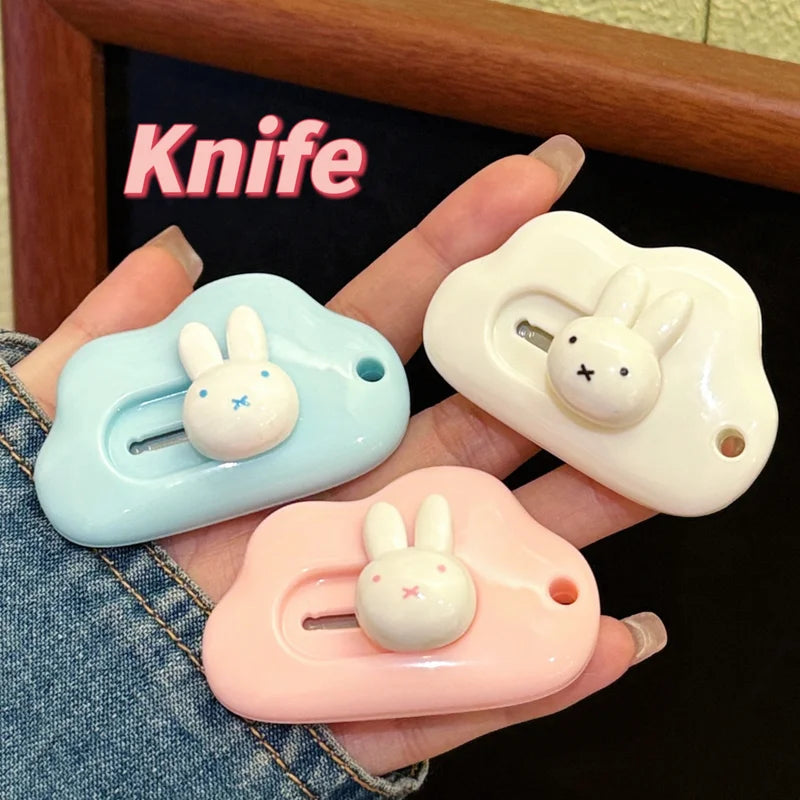 3-Pack Craft Knife Set with Colorful Handles - Portable Art & Crafting Tools
