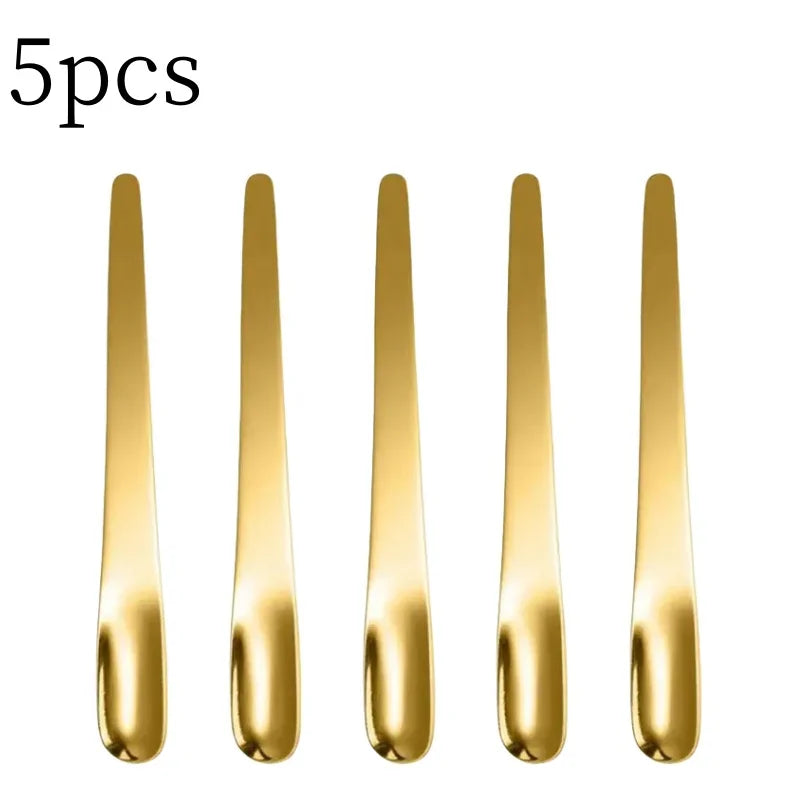 Stainless Steel Coffee Spoon Set - Small Espresso & Dessert Flatware