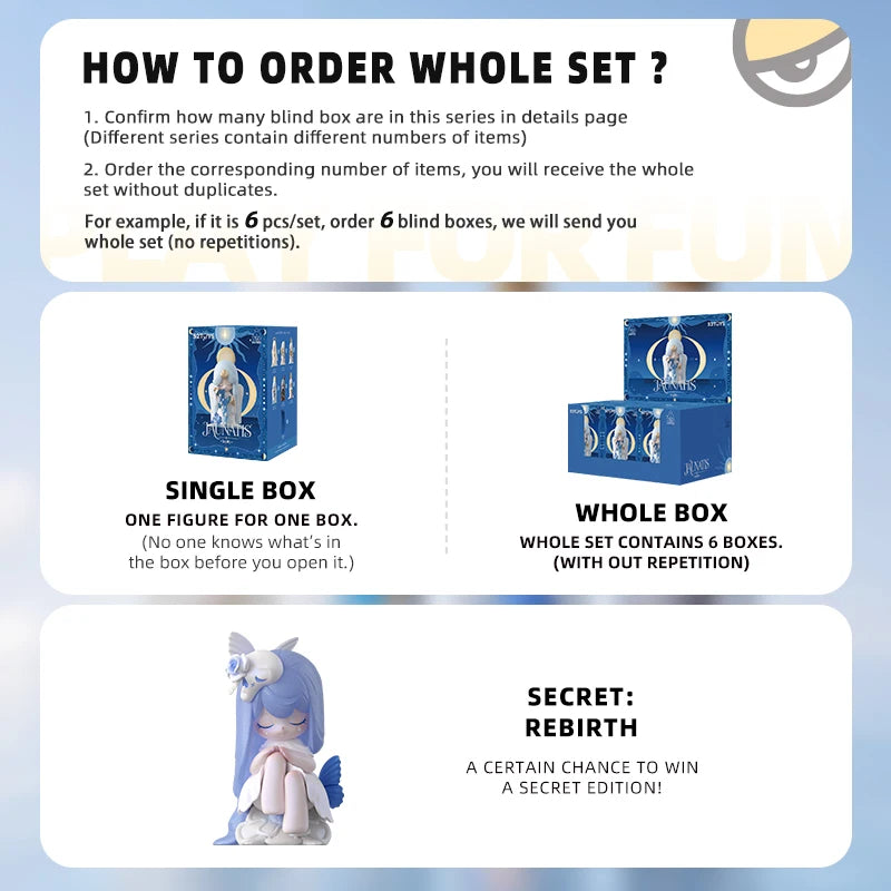 Blind Box Action Figures - Infinite Beginning Series Kawaii Anime Collectible Toy