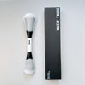 2-in-1 Highlight and Blush Makeup Brush - Soft Fiber Face Brush